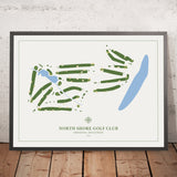 North Shore Golf Club: Modern Golf Course Map