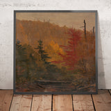Probably near Katahdin, autumn by Frederic Edwin Church, 1865