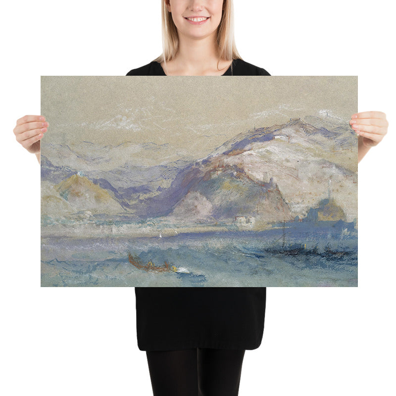 Genoa From The Sea by Turner 1828