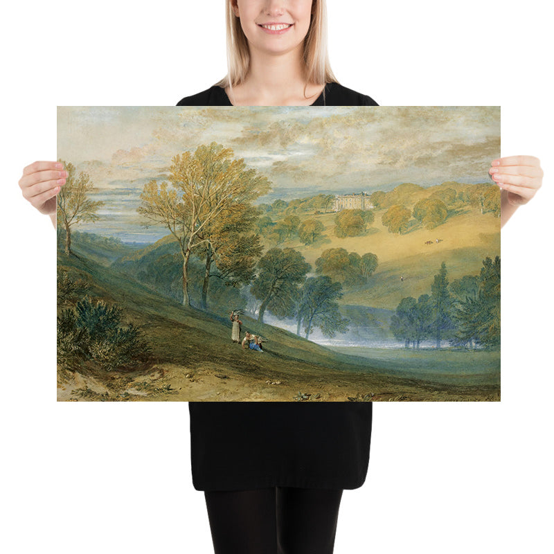 Gledhow Hall, Yorkshire by Turner, 1816