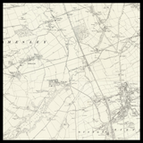 Mapa antiguo personalizado de Washington 