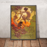 Cinzano Vintage Vermouth Poster by Adolfo Hohenstein, 1901