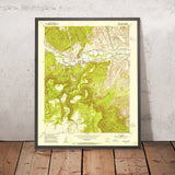 Old Map of Abiquiu, New Mexico by USGS, 1953 – Rio Chama & Carson National Forest