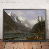 Canadian Rockies (Lake Louise) by Albert Bierstadt, 1889