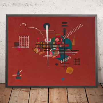 A framed image of 