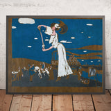 Sketch For A Poster For A French Brewery by Wassily Kandinsky, 1906
