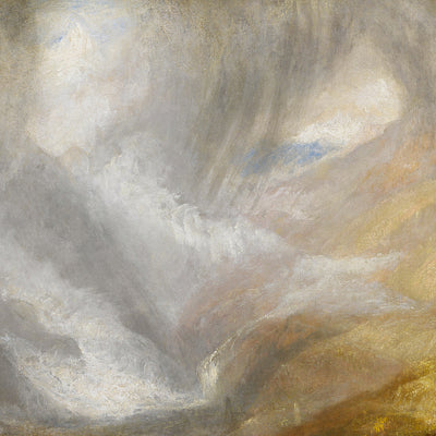 Vallée d'Aoste : Tempête de neige, avalanche et orage par Turner, 1836 