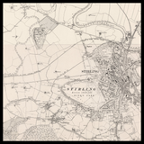 Personalised Old Map of Alloa