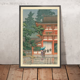 Santuario Kasuga en Nara por Hasui Kawase, 1935 