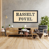 Hasselt Fovel Vintage Drinks Advertising Poster, 1950
