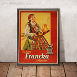 Franck Vintage Coffee Poster, 1930s
