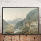 Aufstieg zum Wasserfall von Terni von Turner, 1800 