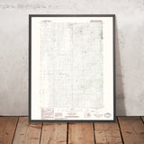 Map of Seward, Alaska by USGS, 1983 – Kenai Fjords National Park & Resurrection Bay