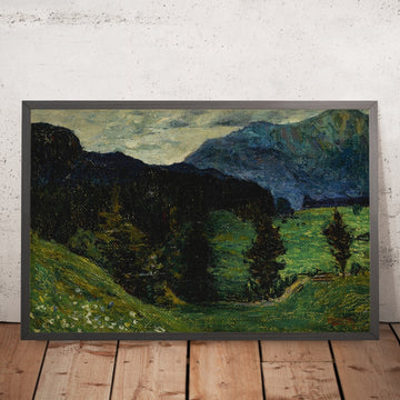 A framed image of 