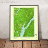 Old Map of Bolton Landing, New York by USGS, 1958 – Lake George, Hague & Tongue Mountain