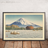 Mt. Fuji Mañana Fría en Nagaoka, Izu por Hasui Kawase, 1939 