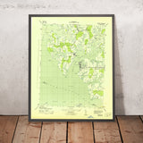 Old Map of Oxford, Maryland by USGS, 1942 – St. Michaels, Easton & Chesapeake Bay