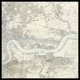 Mappa Antica Personalizzata di Newham 