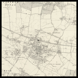 Carte ancienne personnalisée de Slough 
