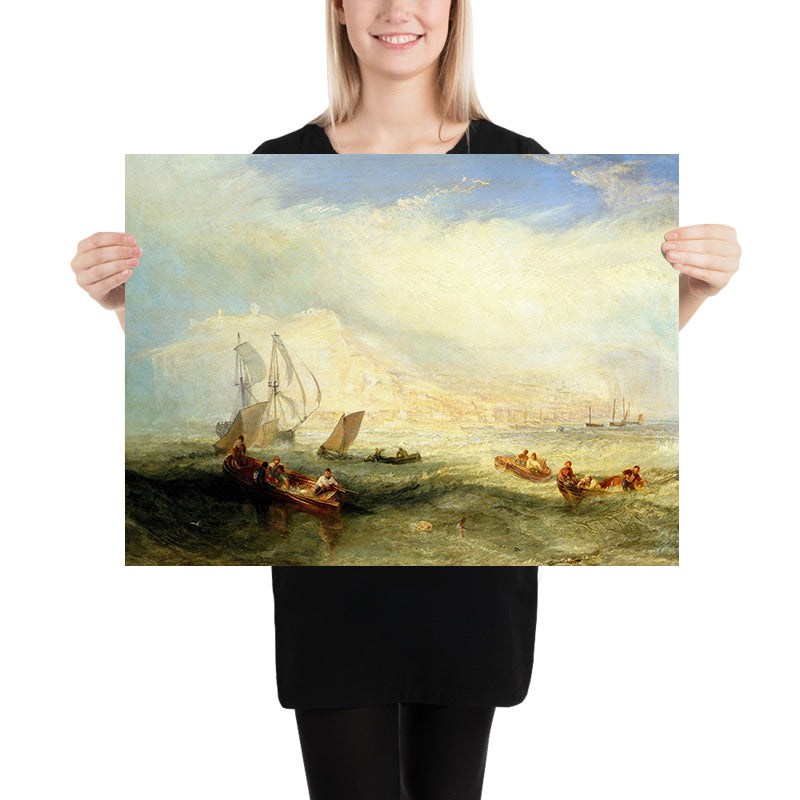 Pesca a traina, al largo di Hastings di Turner, 1835 