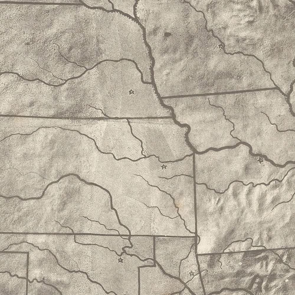 Topography of the United States of America by Yaggy, 1893