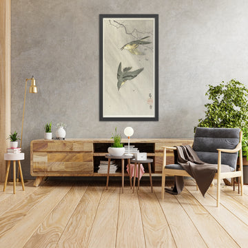 A framed image of 