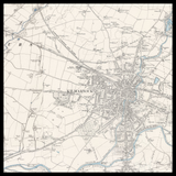 Personalised Old Map of Kilmarnock