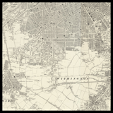 Mapa antiguo personalizado de Sale 