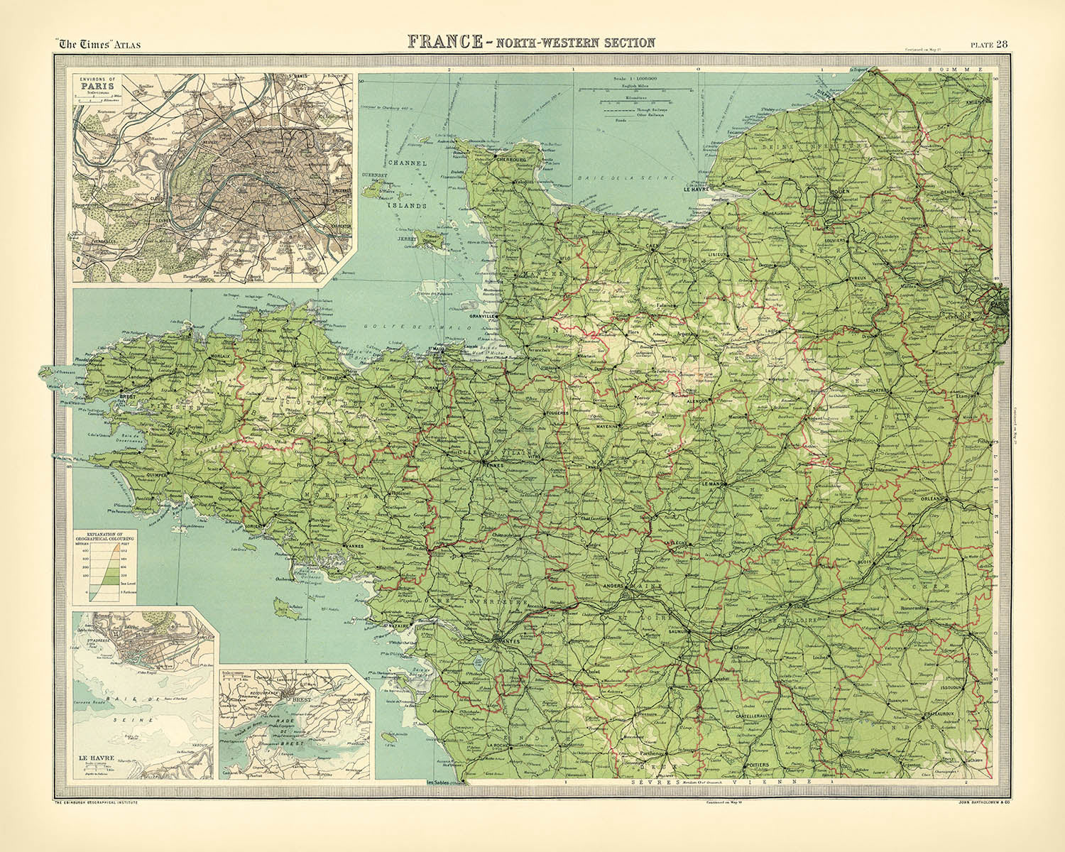 Old Map of North Western France - File 82f68020 5037 4c28 Af08 02810e9a1118 1800x1800