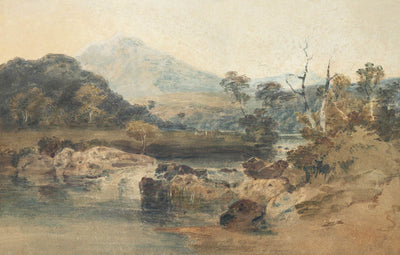 Snowdon from Beddgelert by Turner, 1798