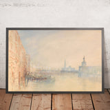 Venise, L'embouchure du Grand Canal par Turner, 1840 