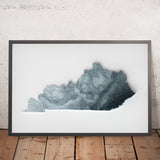 Kentucky Topografische 3D-Reliefkarte 