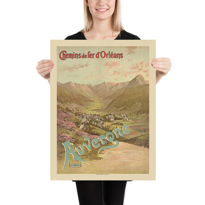 Le Mont-Dore Travel Poster: Chemins de Fer d’Orléans by Frederic Hugo d’Alési, 1898