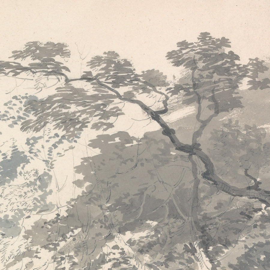 Landscape with Waterfall by Turner, 1796