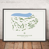 Rosapenna Golf Club: Modern Golf Course Map