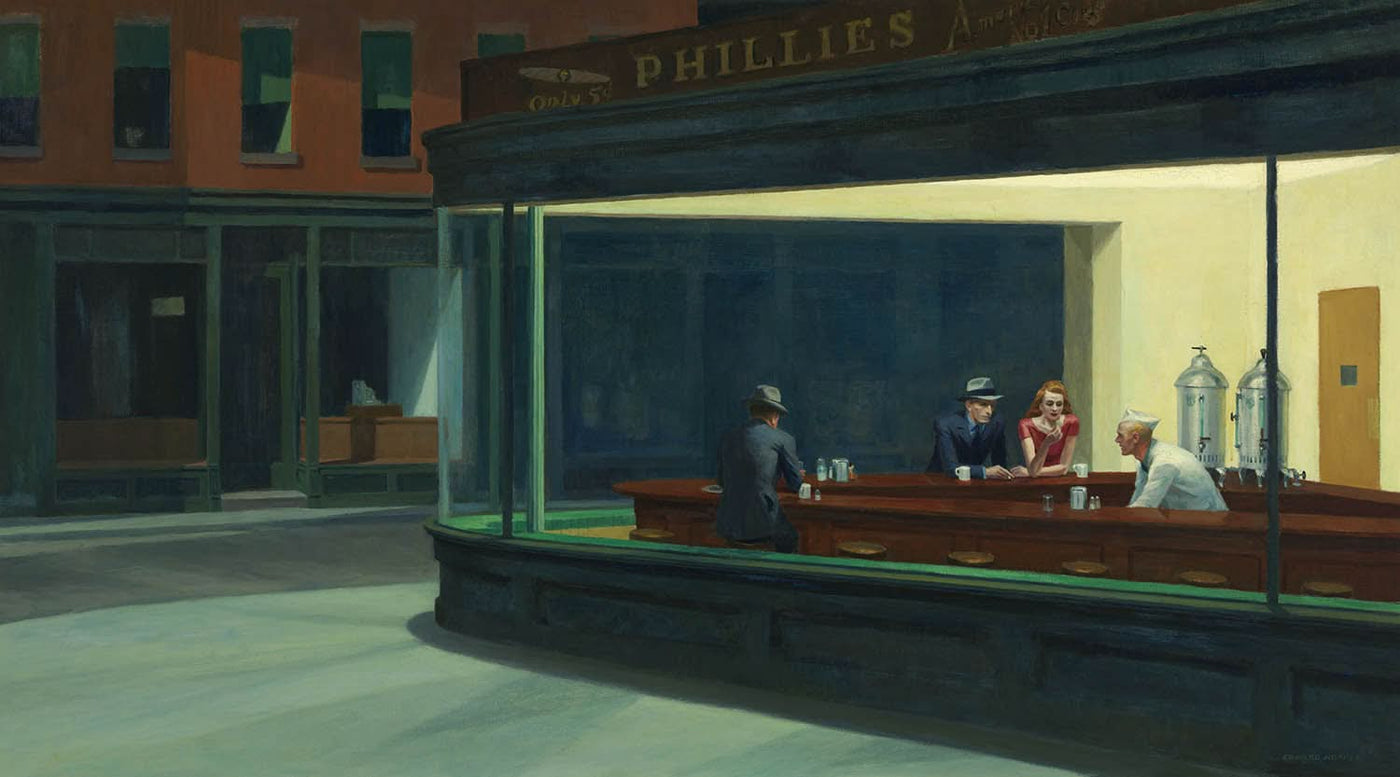 Les faucons de la nuit, par Edward Hopper, 1942