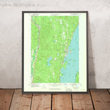 Old Map of Bolton Landing, New York by USGS, 1966 – Lake George & Adirondack Park