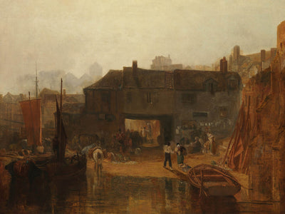 Saltash with the Water Ferry, Cornwall by Turner, 1811