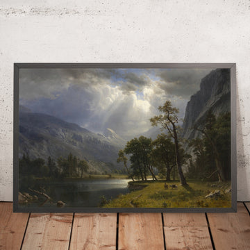 A framed image of 