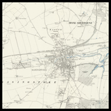 Personalised Old Map of Basingstoke