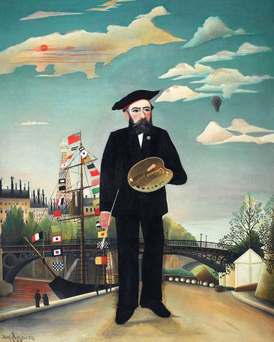 Selbstporträt von Henri Rousseau, 1890 