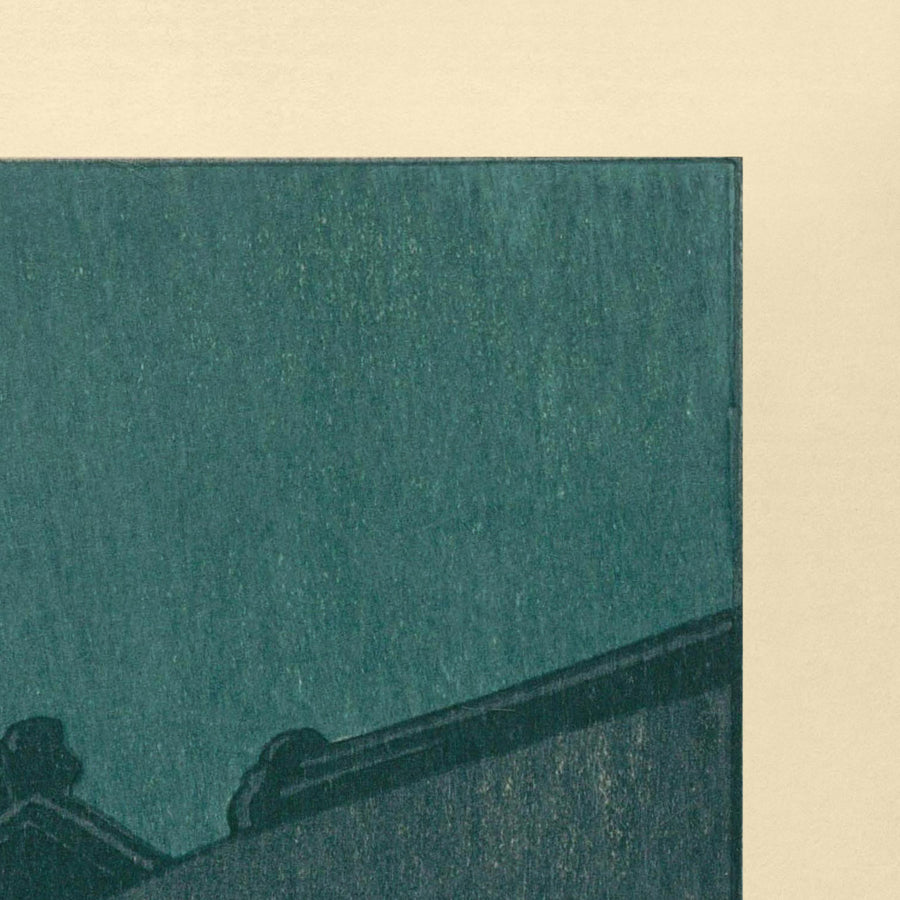 Distretto di Soemoncho a Osaka di Hasui Kawase, 1935 