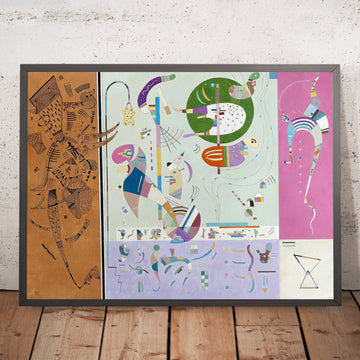 A framed image of 
