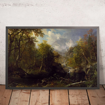 A framed image of 
