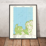 Map of Ephraim, Wisconsin by USGS, 1982 – Fish Creek, Door County & Green Bay