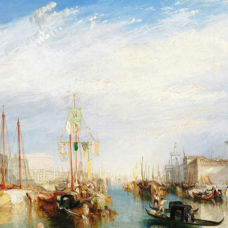 Venezia, dal Portico della Madonna della Salute di Turner, 1835 