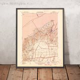 Old Map of Vineyard Haven, Massachusetts by USGS, 1944 – Martha’s Vineyard, Oak Bluffs & Edgartown
