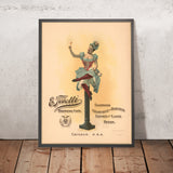 E. Tosetti Brewing Co. Vintage Lager Beer Poster, 1894