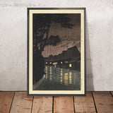 Regen in Maekawa, Sagami-Provinz von Hasui Kawase, 1935 