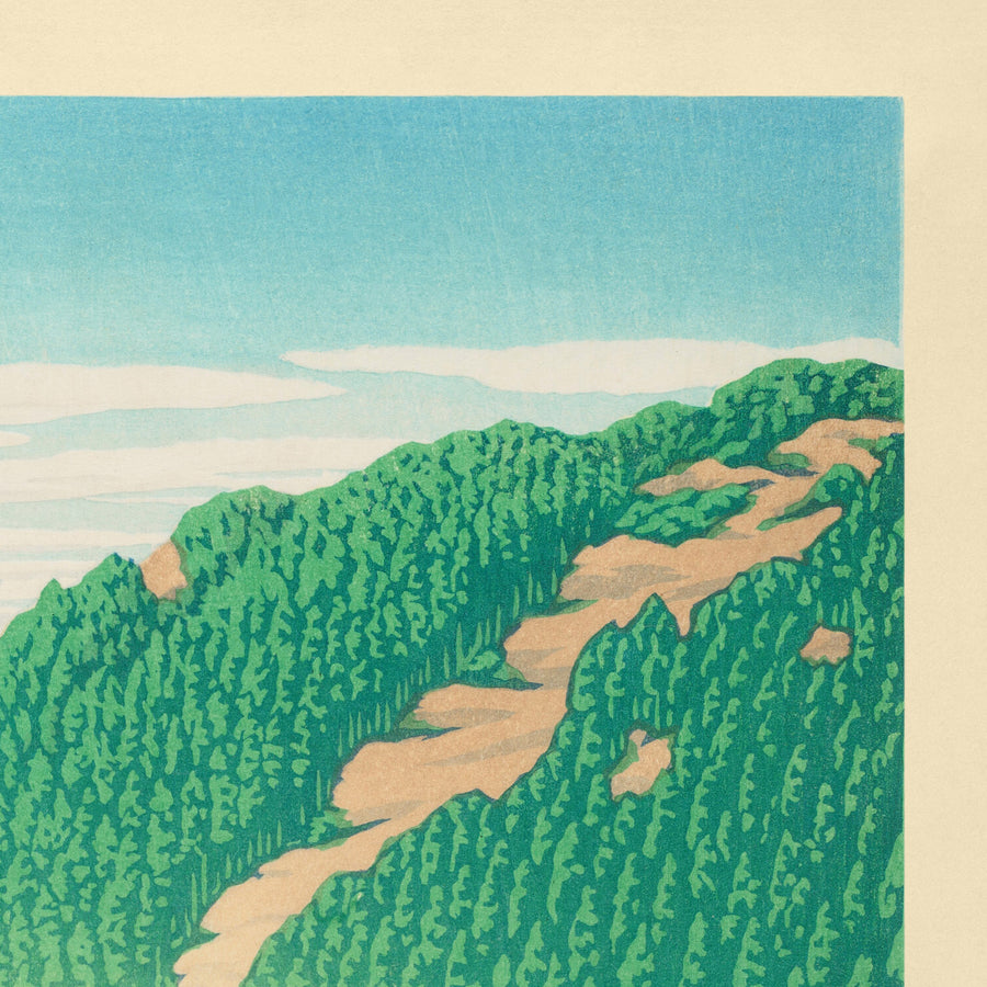 Morgen in Nishibira, Izu von Hasui Kawase, 1935 